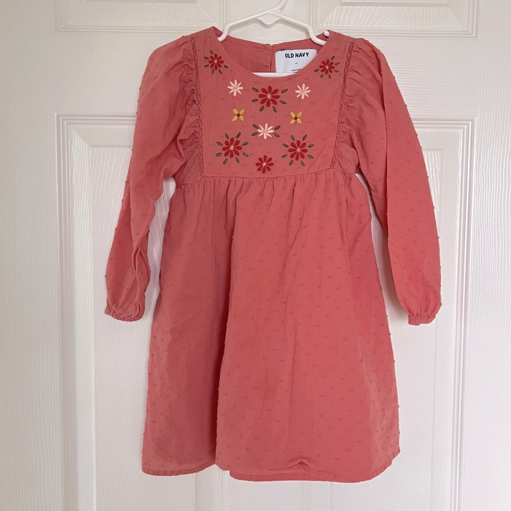 Embroidered Toddler Dress